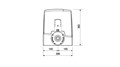 Комплект BXV06AGS RC KIT для откатных ворот BXV06AGS RC KIT